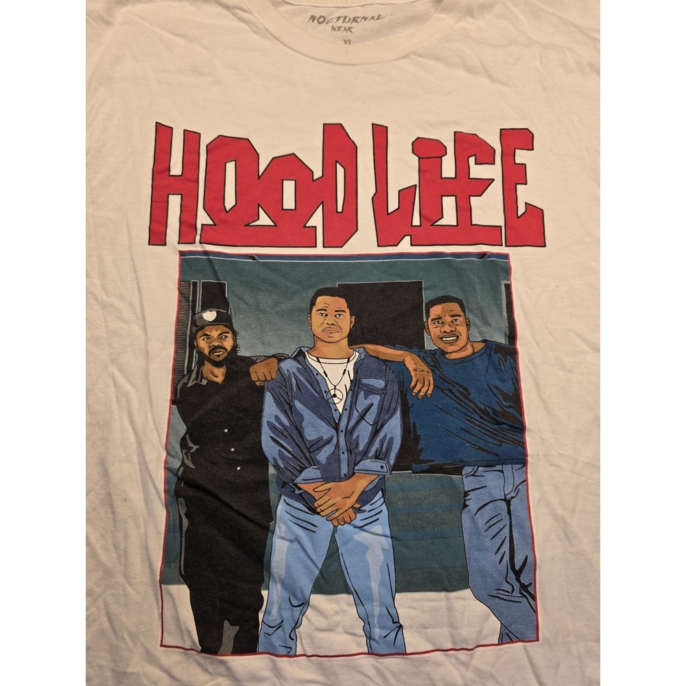No Cultural Wear Hood Life Boyz N The Hood Short Sleeve Tshirt Mens Size XL